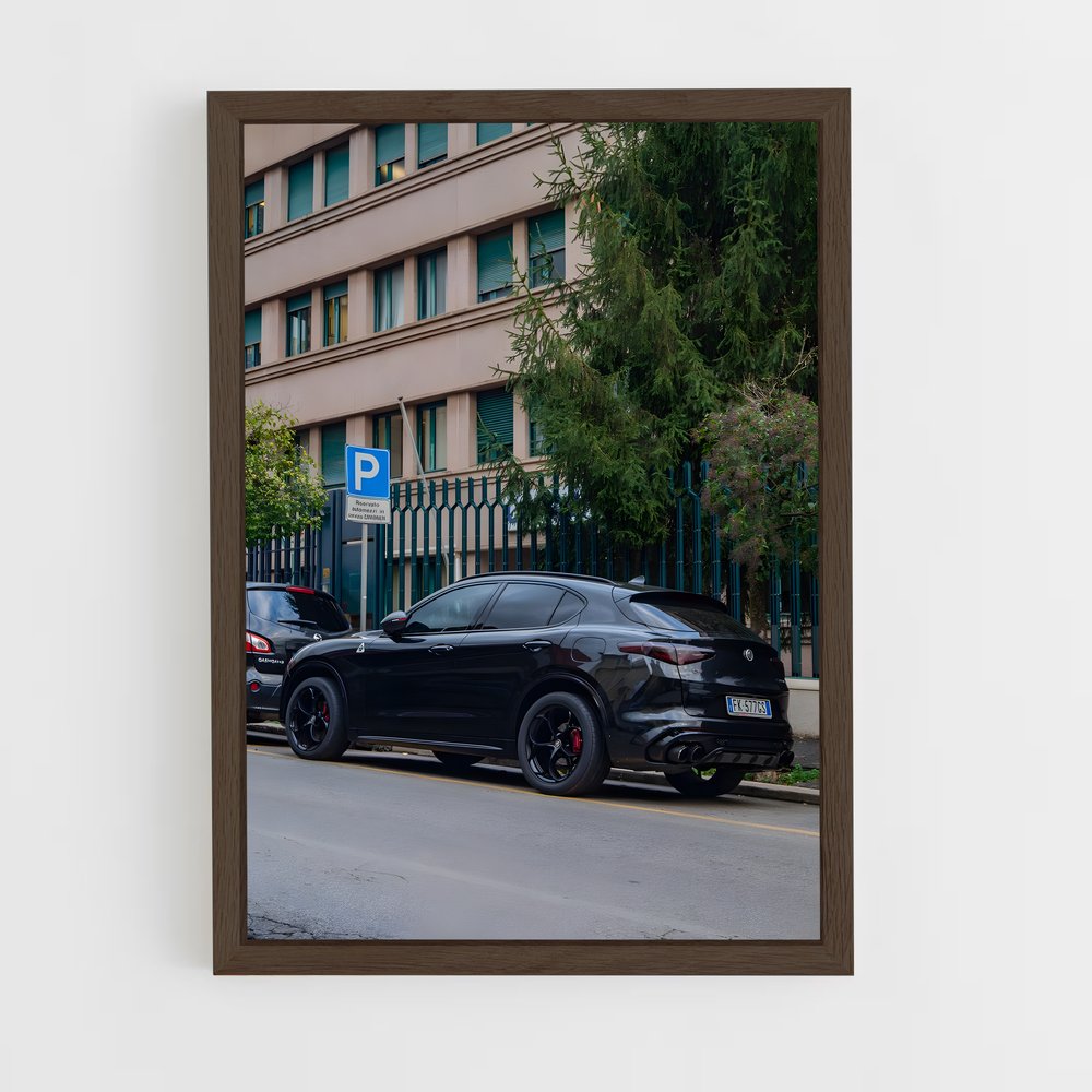 Poster Stelvio quadrifoglio – affiche Alfa Romeo (vue 5)